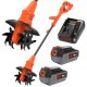 Glebogryzarka akumulatorowa 18V Black Decker BETL1820 + 2x aku 4Ah + ład