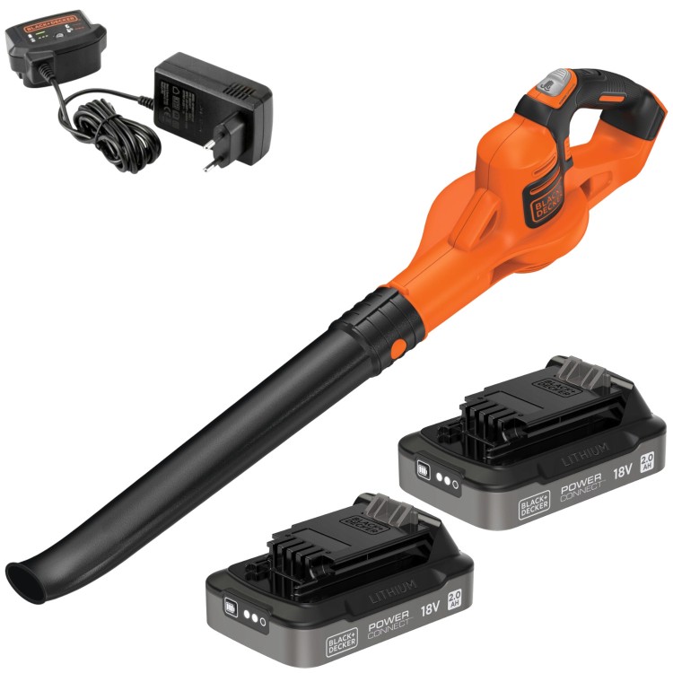 Dmuchawa ogrodowa akumulatorowa 18V 2x 2,0Ah Black Decker GWC1820