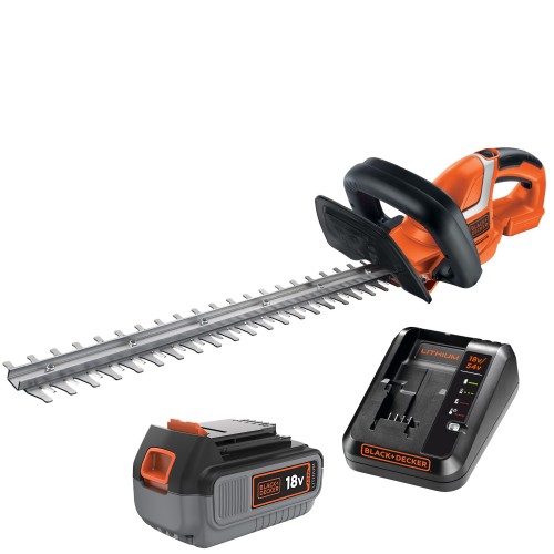 Nożyce do żywopłotu 18V 45cm Black Decker GTC1845 + aku 4Ah + ład