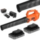 BLACK DECKER Dmuchawa ogrodowa 18V do liści BCBL200 2x 2,0Ah