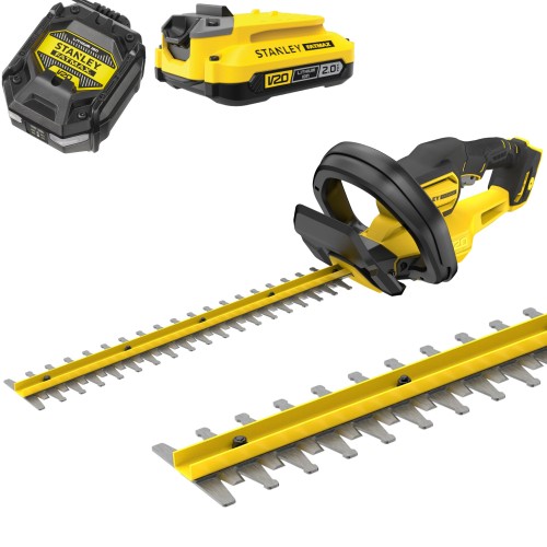 Nożyce do żywopłotu 50cm 18V Stanley FatMax V20 SFMCHT650 1x 2,0Ah