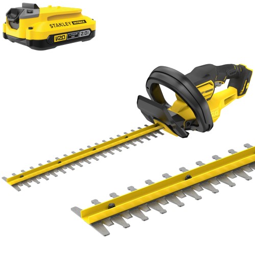 Nożyce do żywopłotu 50cm 18V Stanley FatMax V20 SFMCHT650 1x 2,0Ah