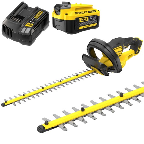Nożyce do żywopłotu 55cm 18V Stanley FatMax V20 SFMCHT655 1x 4,0Ah