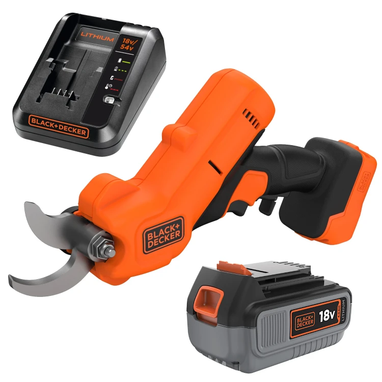 Sekator akumulatorowy 18V 25mm BLACK DECKER BCPP18B + aku 4Ah + ład