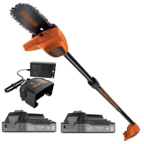 Piła łańcuchowa do gałęzi na wysięgniku 18V BLACK DECKER GPC1820B + 2x aku 2Ah + ład