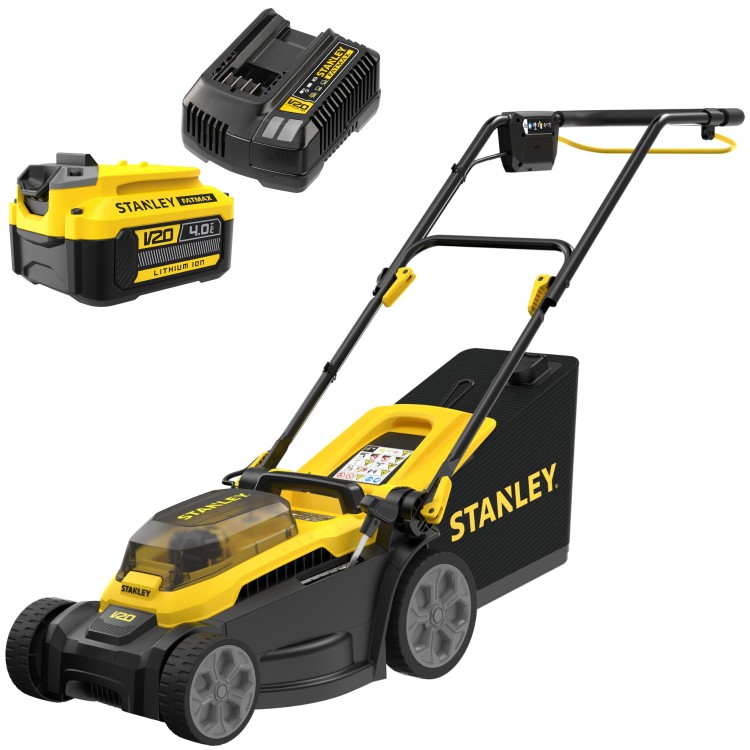 Kosiarka akumulatorowa 34cm 18V 1x 4,0Ah Stanley SCMWP3401M1