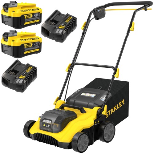 Wertykulator akumulatorowy 38cm 2x 18V 4,0Ah Stanley SCOEP3801M2