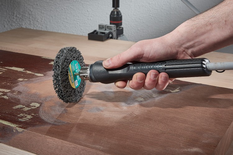zastosowanie dysku czyszczącego na wiertarkę Wolfcraft 1674000