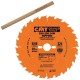 CMT 290.250.24M Tarcza piła do drewna cięcie wzdłużne 250 x 30mm 24z + Ołówek