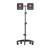Statyw z kółkami 0,9m - 1,9m WHEELSTAND do lamp z dwoma lampami
