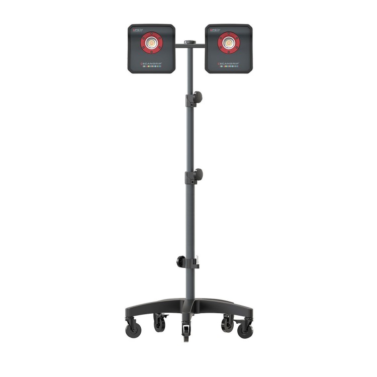 Statyw z kółkami 0,9m - 1,9m WHEELSTAND do lamp z dwoma lampami