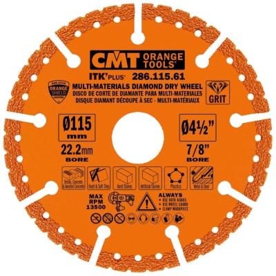 Tarcza z nasypem diamentowym 125 x 22,2mm CMT 286.125.61