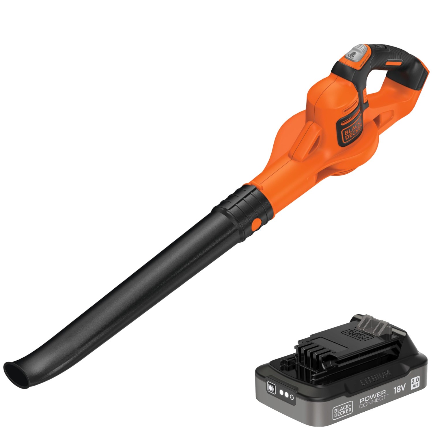 Dmuchawa ogrodowa akumulatorowa 18V 1x 2,0Ah Black Decker GWC1820