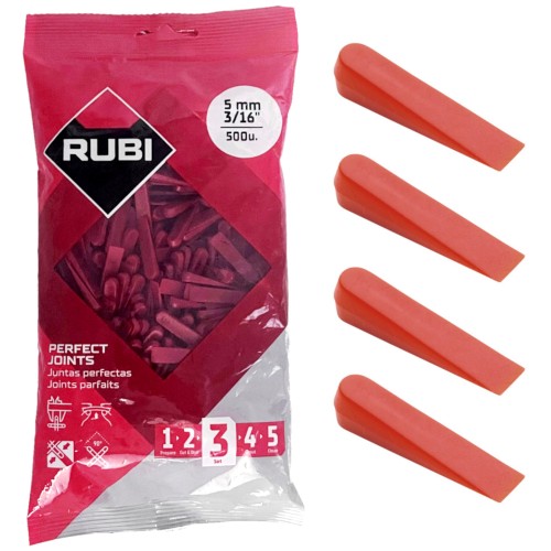 Kliny montażowy do poziomowania płytek 5 x 31mm RUBI