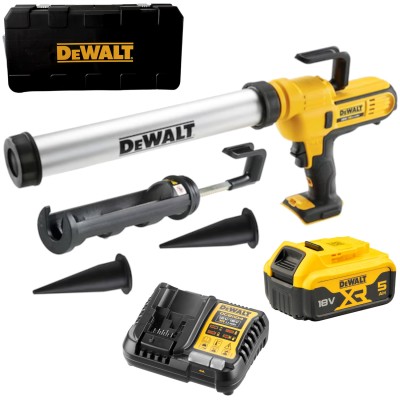 Akumulatorowy wyciskacz do mas i klejów 18V XR 1x 4,0Ah DeWalt DCE581P1