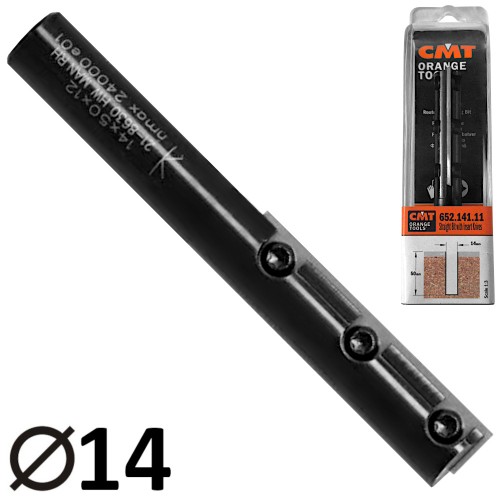 CMT 652.141.11 Frez prosty trzpieniowy 12mm na płytki wymienne do płyty wiórowej i MDF