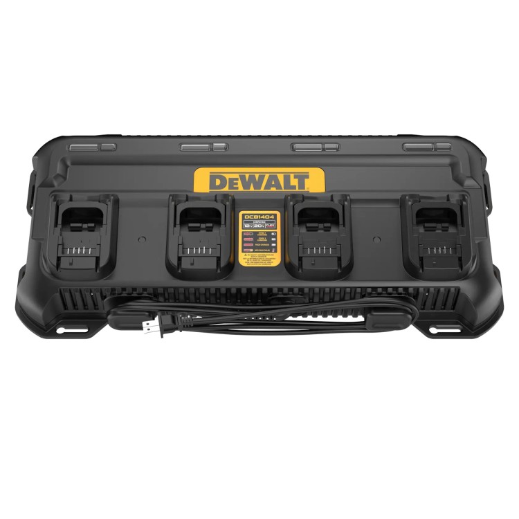 DeWALT ładowarka 4 portowa do akumulatorów DCB1404