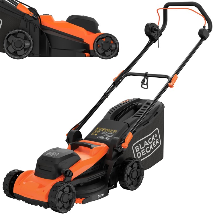 Kosiarka do trawy elektryczna 1400W 34cm Black Decker BEMWP340