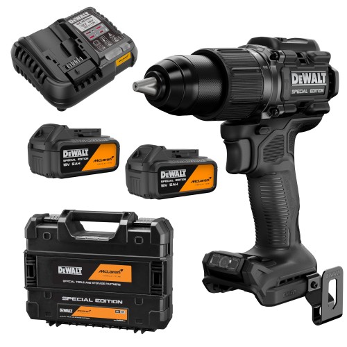 Wiertarko-wkrętarka z udarem McLaren 2x5,0Ah DEWALT DCD86MP2T