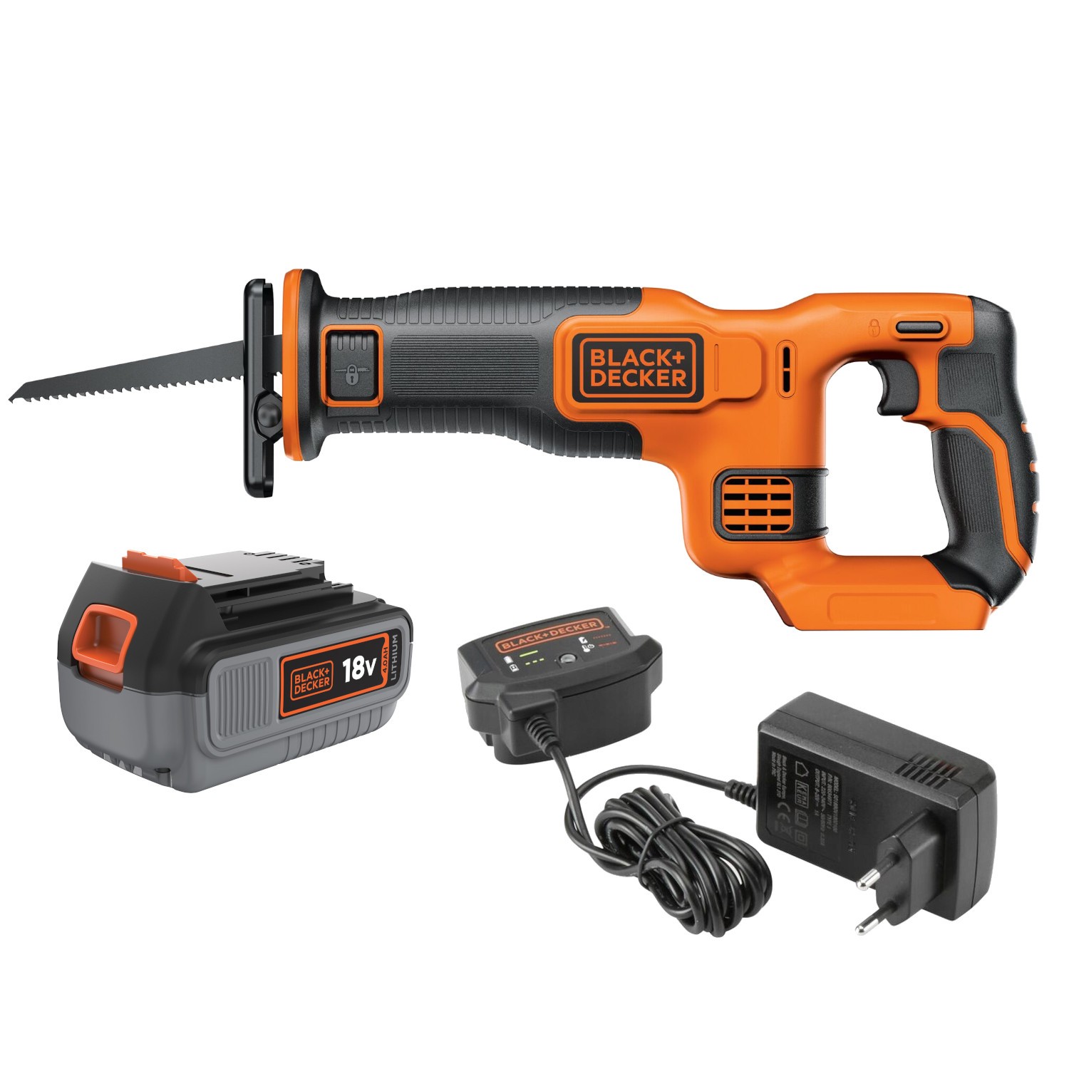 Piła szablasta akumulatorowa 1x4,0Ah Black Decker BDCR18M1