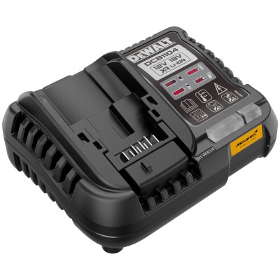 DEWALT Szybka ładowarka 4A do akumulatorów 12V / 18V McLaren DCB1104M