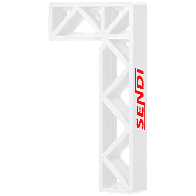 Kątownik glazurniczy SENDI 01961204640 biały