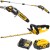 Nożyce do żywopłotu DCMHT563 + Piła łańcuchowa na wysięgniku DCMPS567 18V 1x 5,0Ah Dewalt