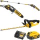 Nożyce do żywopłotu DCMHT563 + Piła łańcuchowa na wysięgniku DCMPS567 18V 1x 5,0Ah Dewalt