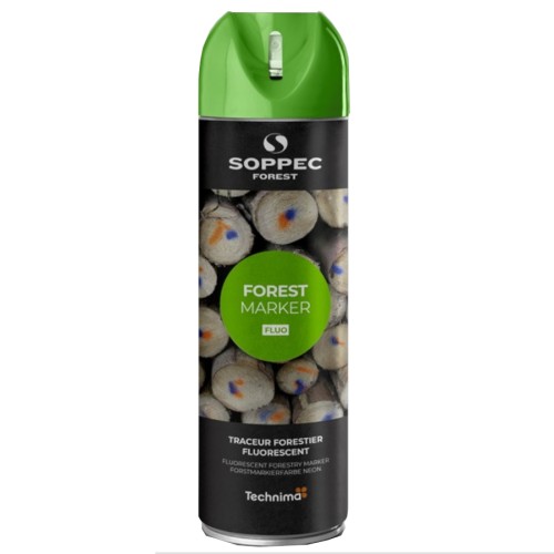 Farba spray zielona do znakowania drzew Fluo Forest Marker 500ml