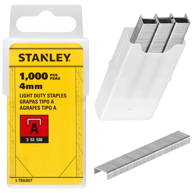 STANLEY 1-TRA202T ZSZYWKA TYPU "A" (3/53/530) 4mm 1000szt.