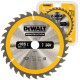 DEWALT tarcza do drewna 165 x 20 mm 30T