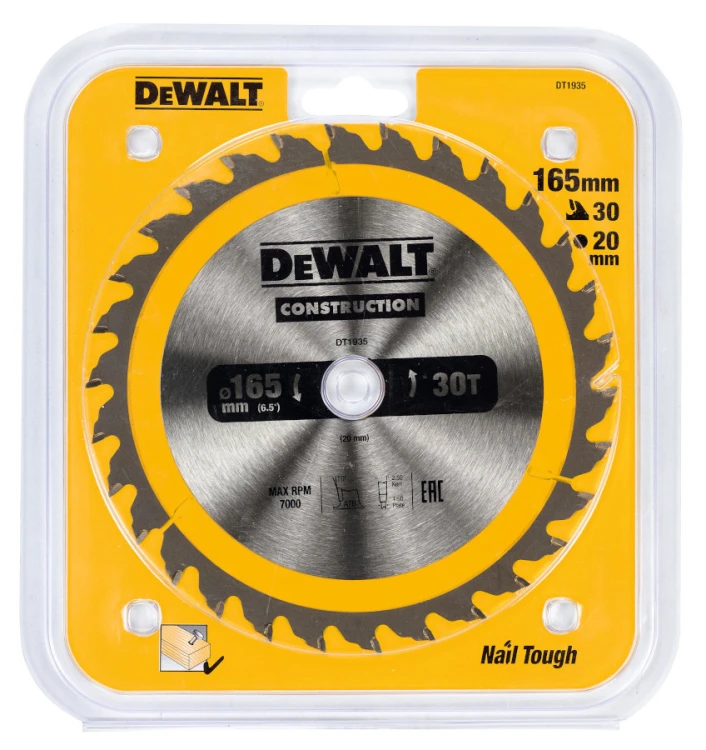 DEWALT DT1935 165 x 20mm 30T