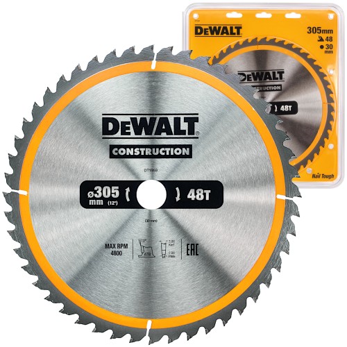DEWALT DT1959 Tarcza pilarska do drewna 305 x 30 mm 48 zębów