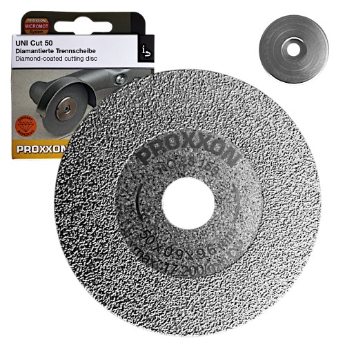 Diamentowa tarcza tnąca płytki Uni Cut 50 do szlifierki LHW Proxxon 28156