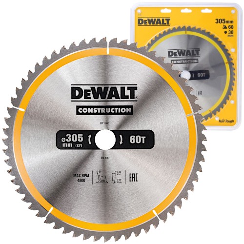 DEWALT DT1960 tarcza do drewna 305 x 30 mm 60T