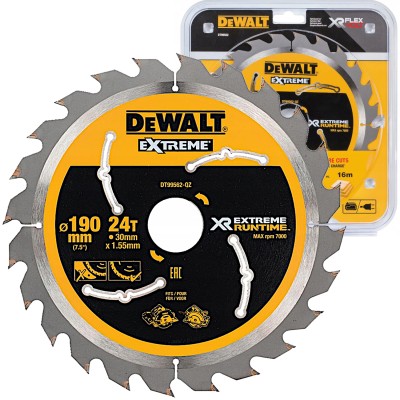 DEWALT DT99562 Tarcza pilarska do drewna 190mm 30mm 24T