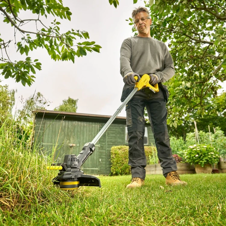 Zastosowanie podkaszarki żyłkowej Stanley Fatmax SFMCST925M1 18V Aku 2Ah Ład