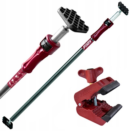 PIHER Multi-podpora teleskopowa 95-170cm 30011 + Zacisk uniwersalny 34052