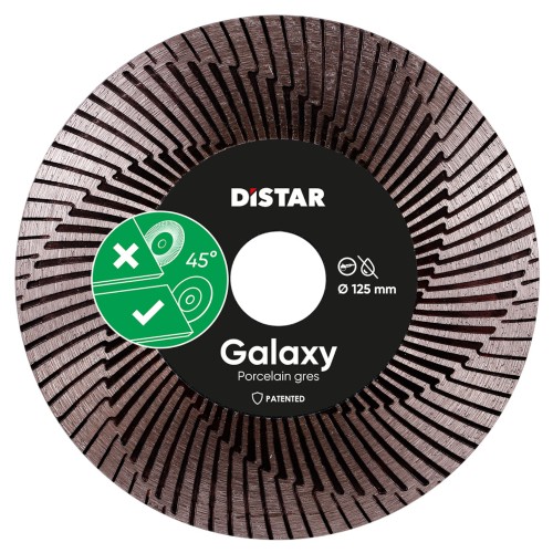 Tarcza tnąca diamentowa do gresu GALAXY 125x1,6 DISTAR 11120159100
