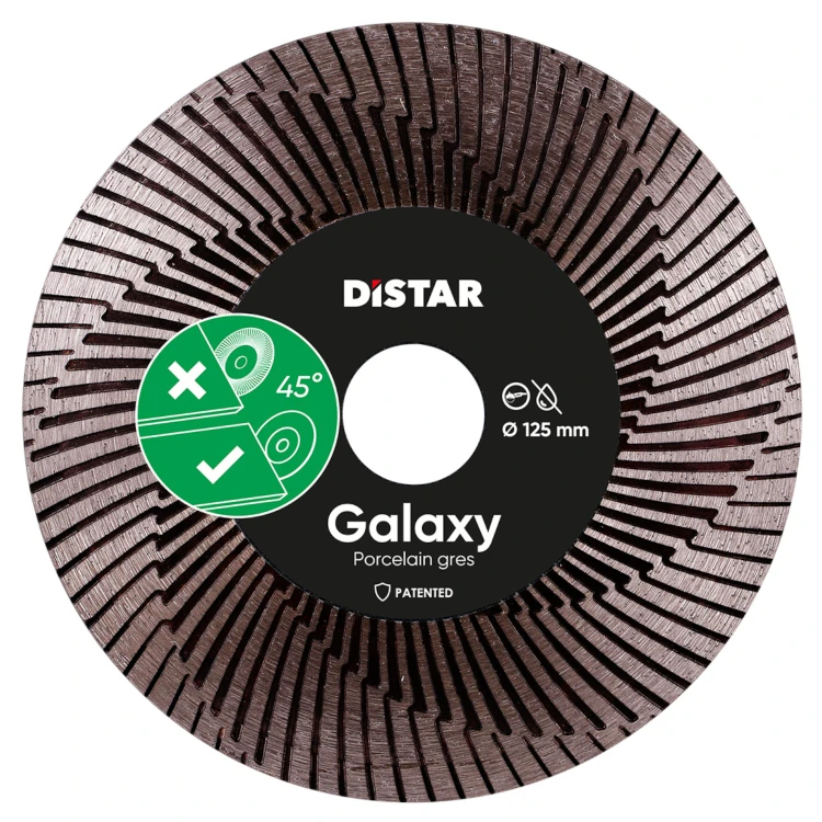 Tarcza tnąca diamentowa do gresu GALAXY 125x1,6 DISTAR 11120159100