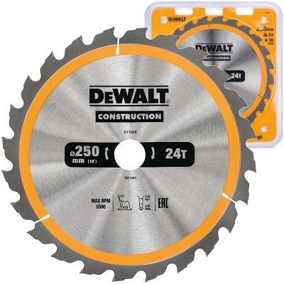 DEWALT DT1956 tarcza do drewna 250 x 30 mm 24T