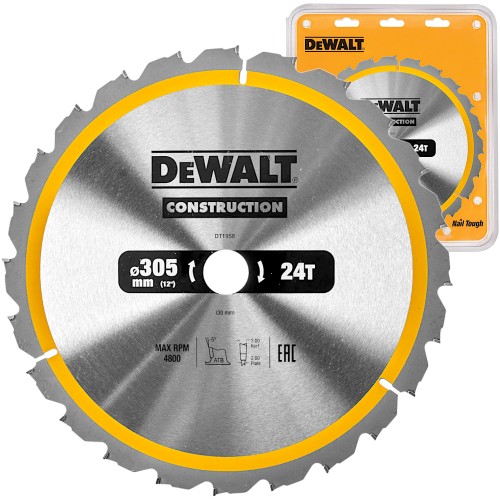 DEWALT Tarcza do drewna 305 x 30mm 24z DT1958