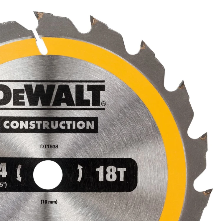 DEWALT DT1938 tarcza 184 x 16 mm 18T