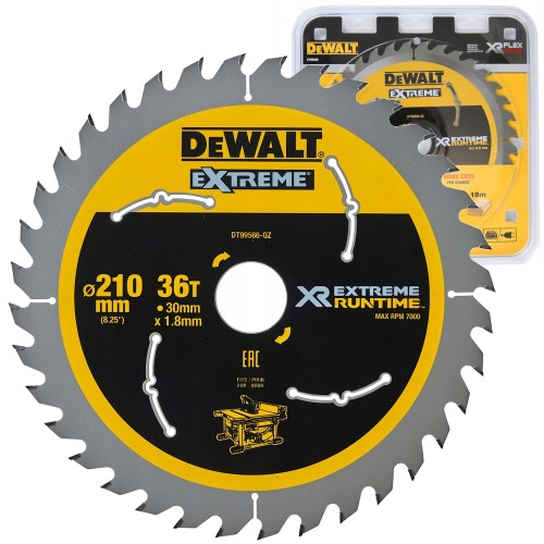DEWALT Tarcza DT99566 do drewna 210x30mm 36z FlexVolt