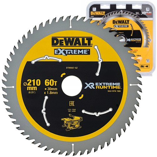 DEWALT DT99567 Tarcza pilarska do pilarek 210x30mm 60z do drewna