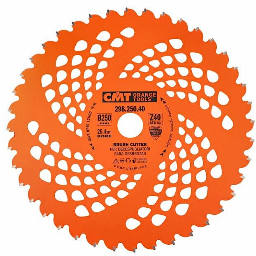 Piła tarczowa ogrodowa do podkaszarek 250 x 25,4mm CMT 298.250.40