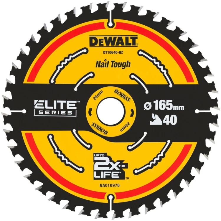 DEWALT DT10397 zestaw tarcze do drewna 165 mm 40z