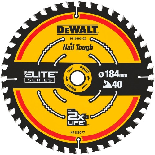 DEWALT DT10303 tarcza do drewna piła 184 mm