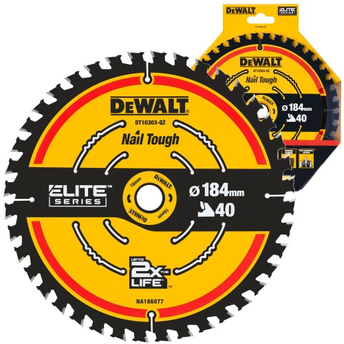 DEWALT DT10303 tarcza do drewna piła 184x16mm 40z
