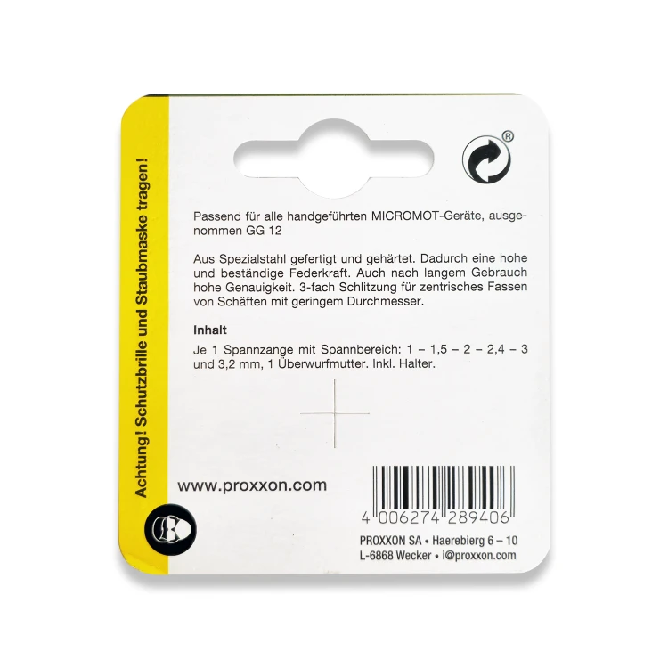 PROXXON 28940 Zestaw zacisków opakowanie